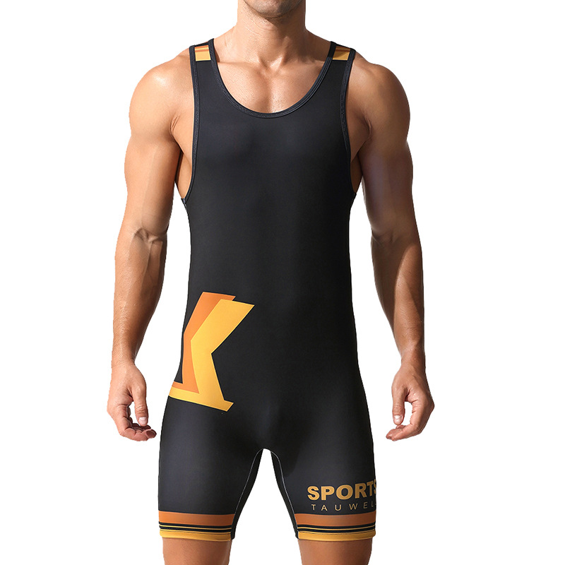 Cycling Gear Men - TAUWELL Men Athletic Singlet Sublimation Printed