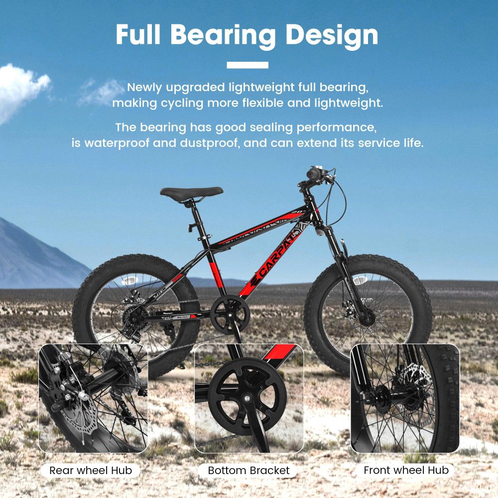 Carbon Bike Frame - 20 Inch Kids Teenagers Mountain Bike,