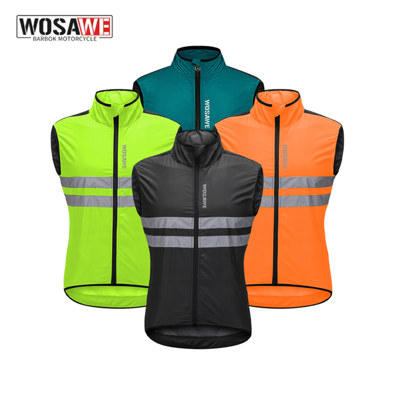 Cycling Gear Men - WOSAWE Men Cycling Windbreaker Vest Lightweight