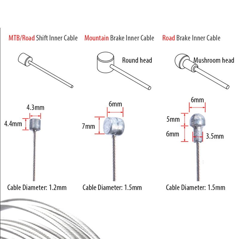 5pcs 2M MTB Bicycle Brake Line - Cyclocross Gearing ulasan dan harga
