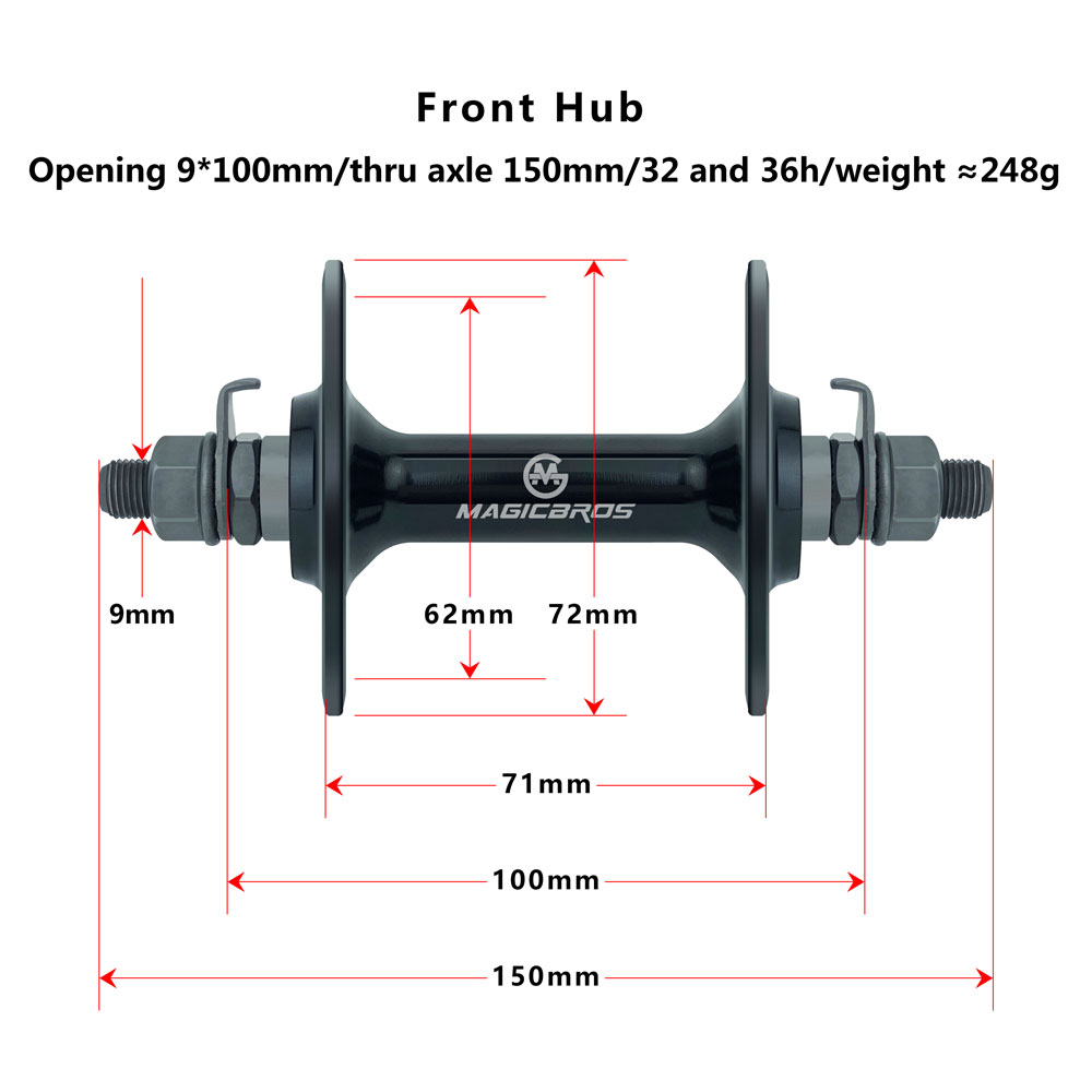 MAGICBROS Fixed Gear Bike Hub  - Cycling Gear Hub ulasan dan harga