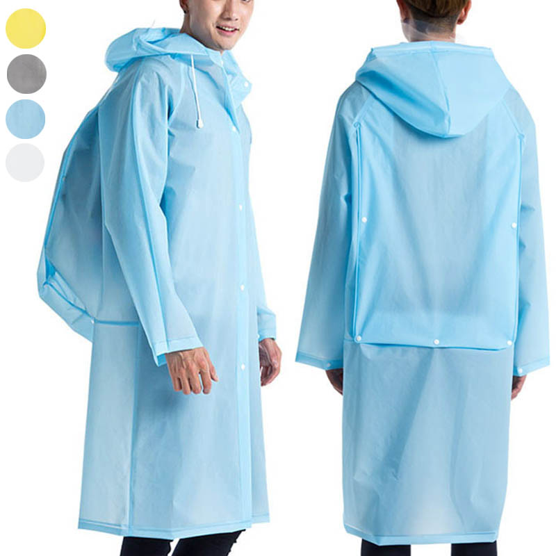 New Reusable Transparent EVA L - Cycling Gear For Rain ulasan dan harga