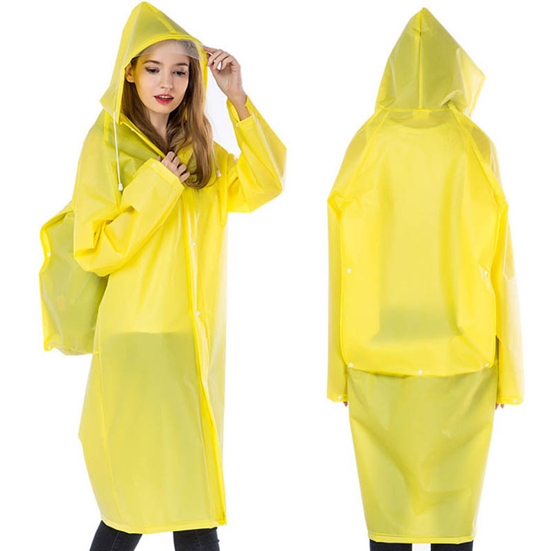 New Reusable Transparent EVA L - Cycling Gear For Rain ulasan dan harga