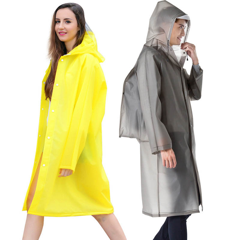 New Reusable Transparent EVA L - Cycling Gear For Rain ulasan dan harga