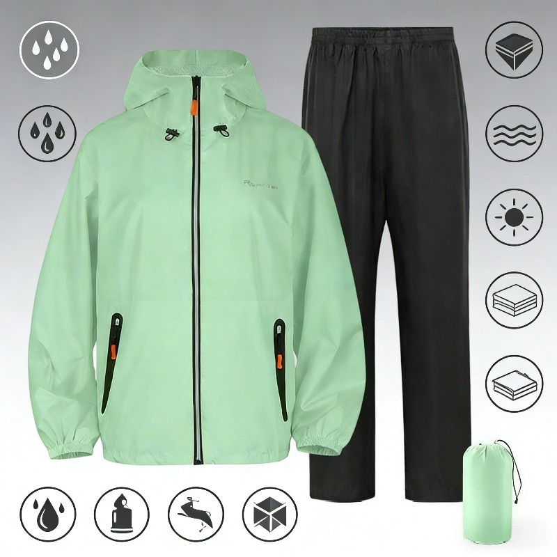 Full Body Waterproof Rain Suit - Cycling Gear Men ulasan dan harga