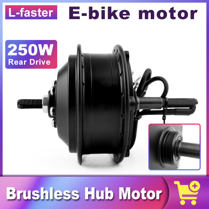 H04 250W 24V 36V 48V Mountain  - Cycling Gear Hub ulasan dan harga