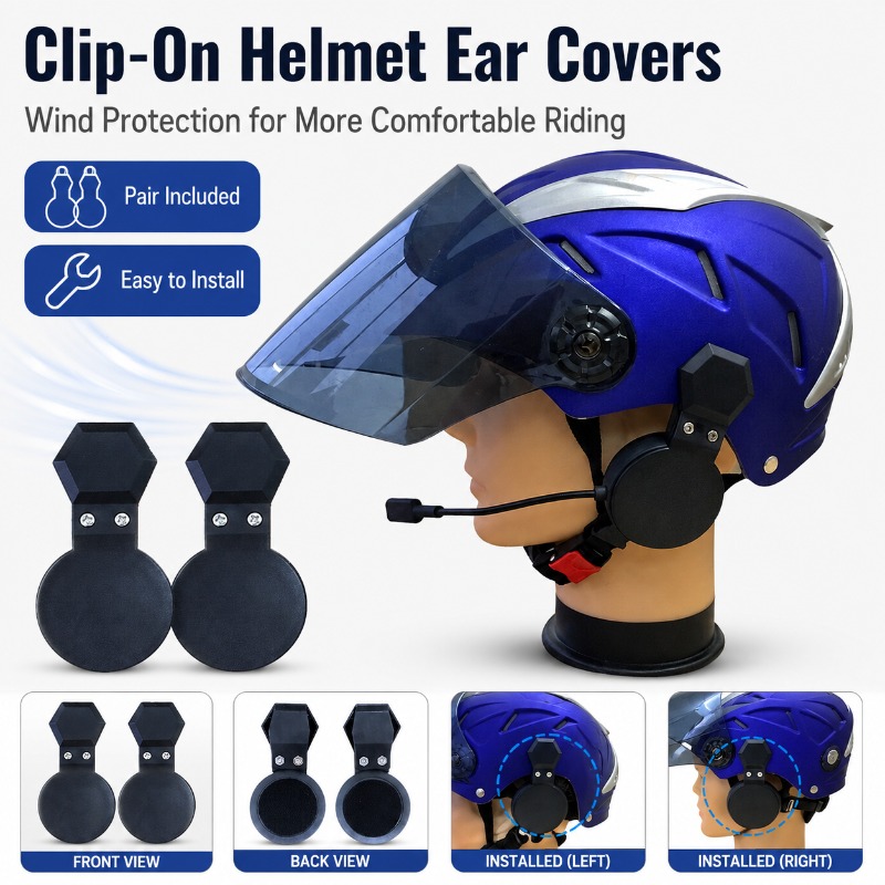 Clip-On Helmet Ear Covers for  - Bicycle Helmet ulasan dan harga