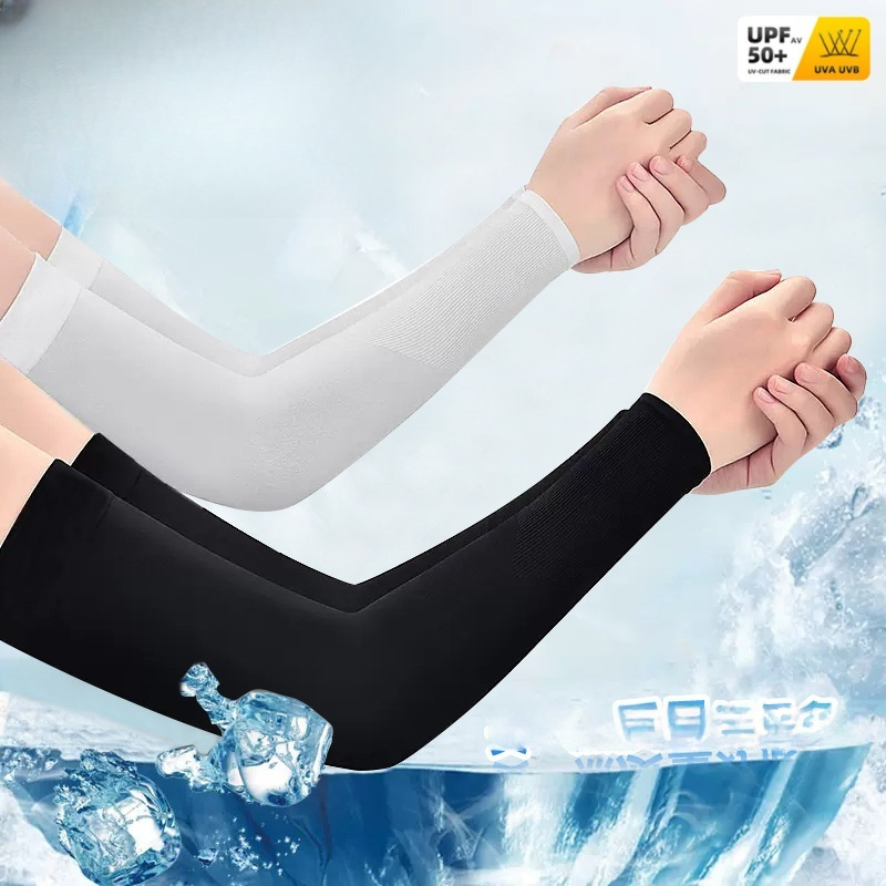 2pcs Ice Silk Arm Sleeves, Bre - Cycling Gear Men ulasan dan harga