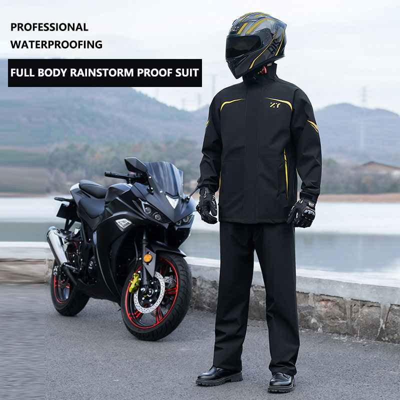 Motorcycle Spilt Raincoat Pant - Cycling Gear For Rain ulasan dan harga