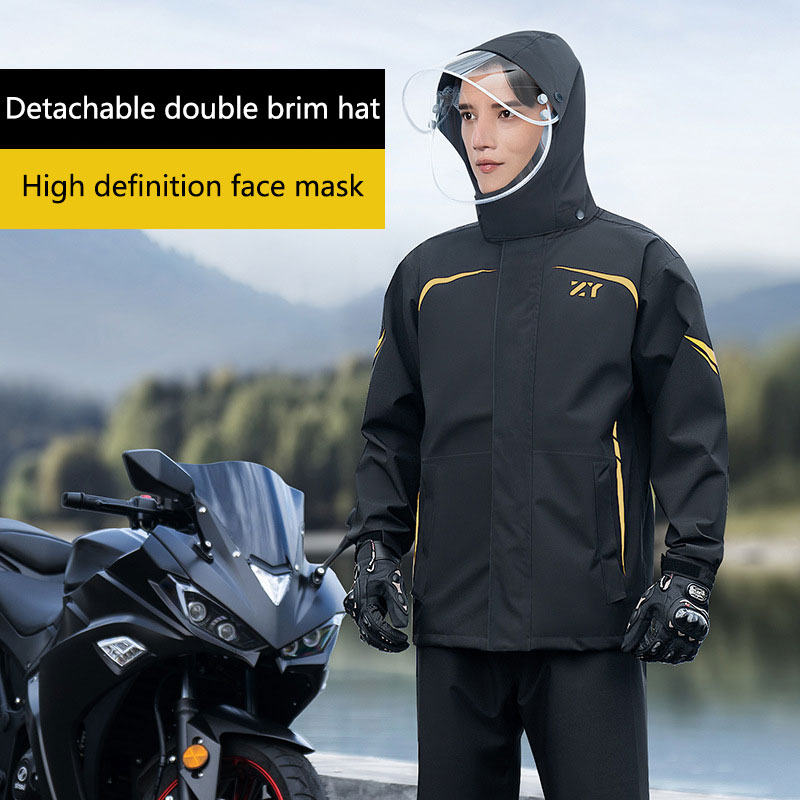 Motorcycle Spilt Raincoat Pant - Cycling Gear For Rain ulasan dan harga