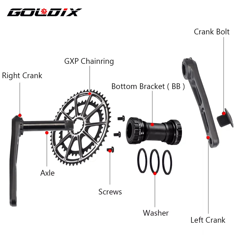GOLDIX CNC ROAD Cranks Arms Bi - Gravel Bike Tires ulasan dan harga