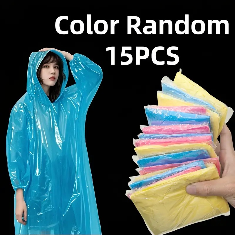 15/30Pcs Random Color Disposab - Cycling Gear For Rain ulasan dan harga