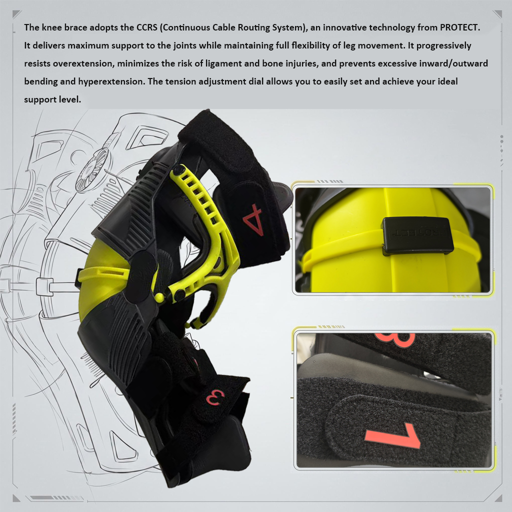 Adjustable Motocross Knee Guar - Cyclocross Gearing ulasan dan harga