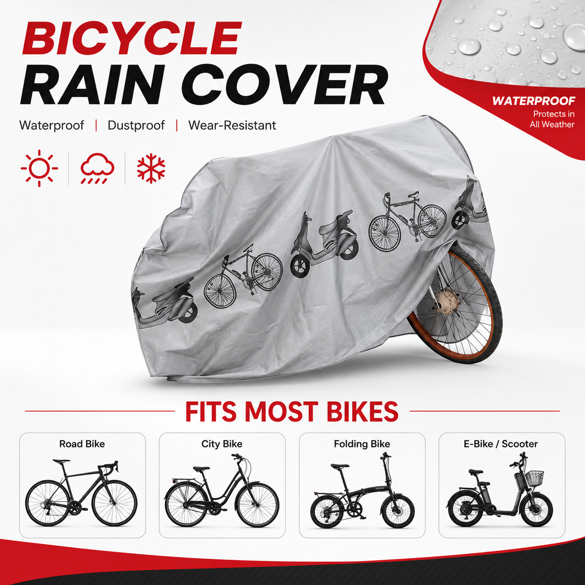 PINMOAP Universal Bicycle Rain - Cycling Gear For Rain ulasan dan harga