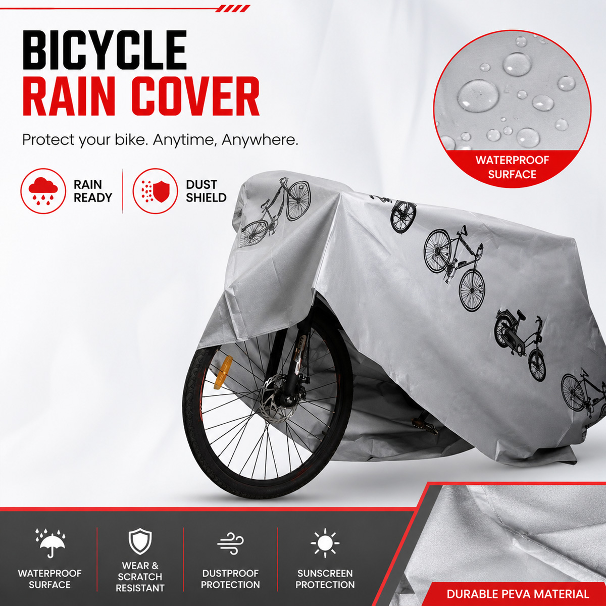 PINMOAP Universal Bicycle Rain - Cycling Gear For Rain ulasan dan harga