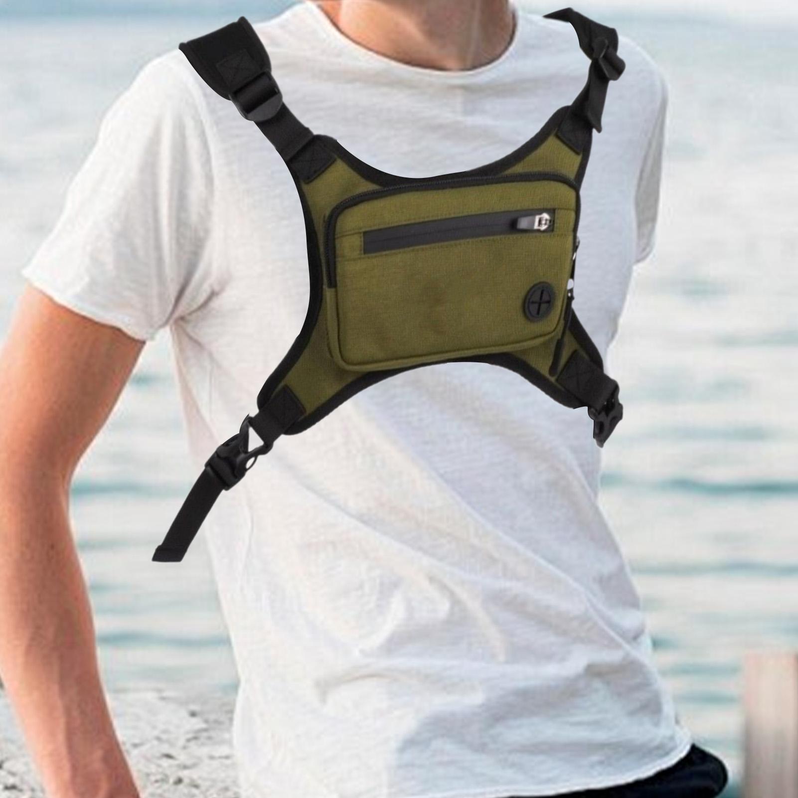 Running Chest Pack Hiking Ches - Cycling Gear Holder ulasan dan harga