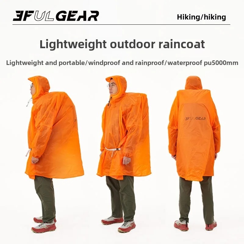 Ultralight Rain Poncho 3F UL G - Cycling Gear For Rain ulasan dan harga