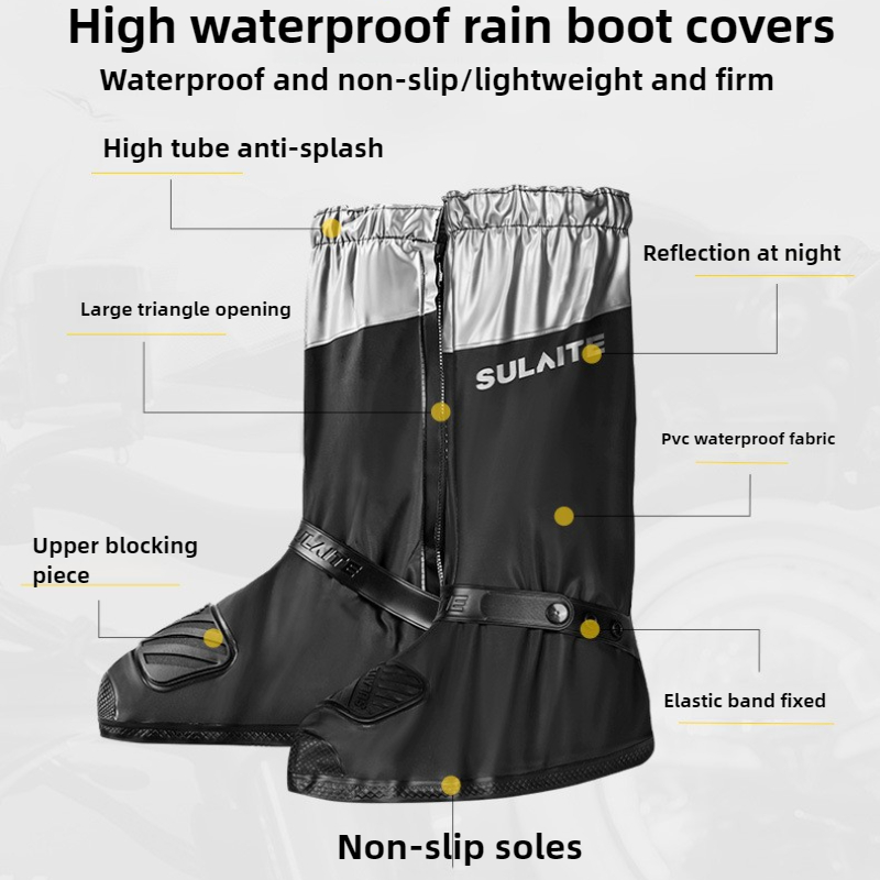 SULAITE Motorcycle Rain Boots  - Cycling Gear For Rain ulasan dan harga